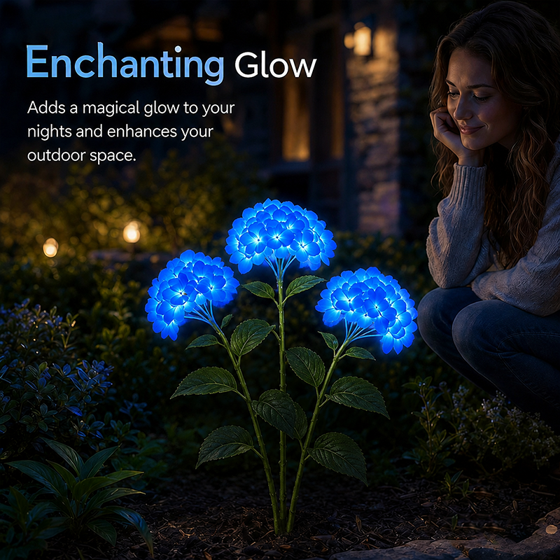 Fairy Hydrangea Lights - Enchanting Outdoor Decor