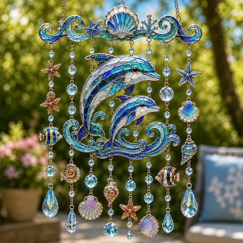Sparkling Ocean Suncatchers – Cosy Coastal Garden Décor 🌊