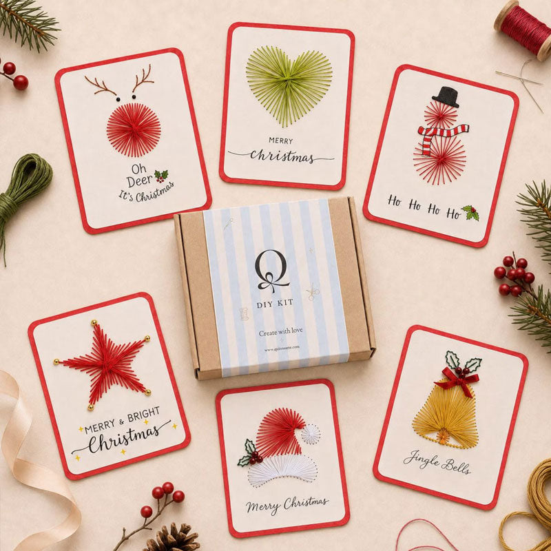 🎄🧵Christmas String Art Greeting Card DIY Kit