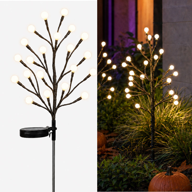 Solar Powered Halloween Twig Lights | Outdoor Pathway Decor
