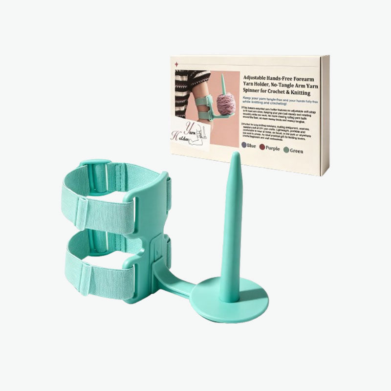 🧶 Portable Arm Yarn Holder for Knitting & Crochet
