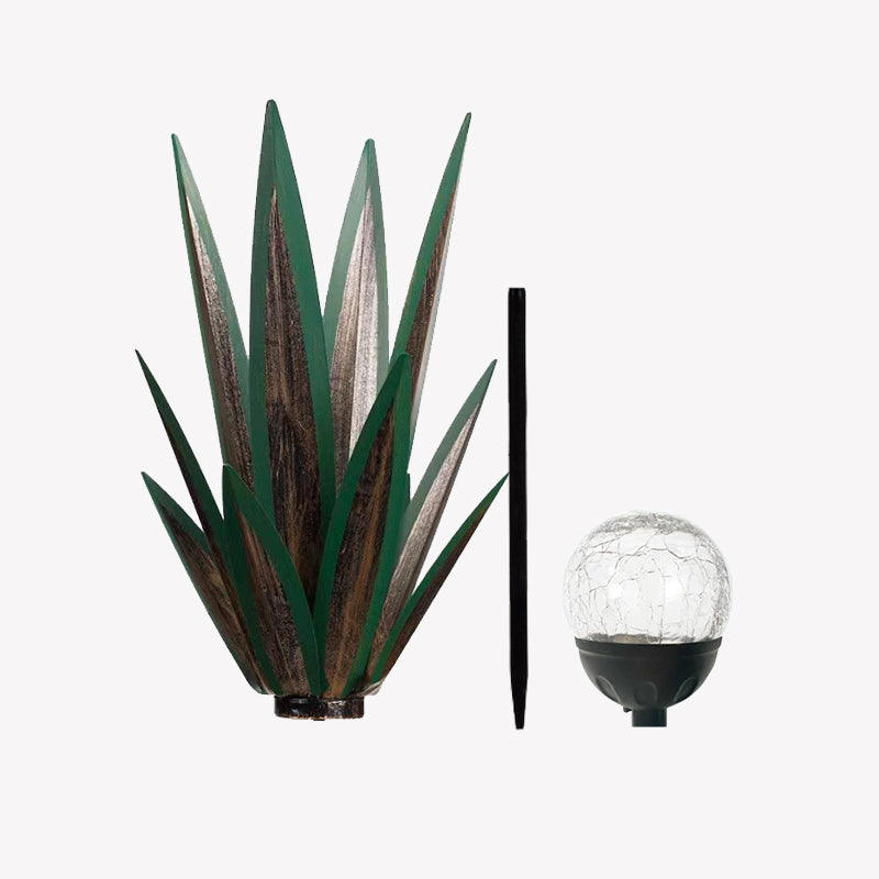Metal Agave Solar‑Powered Light | Waterproof Outdoor Garden Ornament