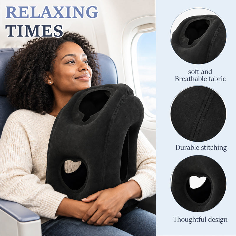 Ultra-Light Foldable Inflatable Travel Pillow | Portable Neck Support for Trips