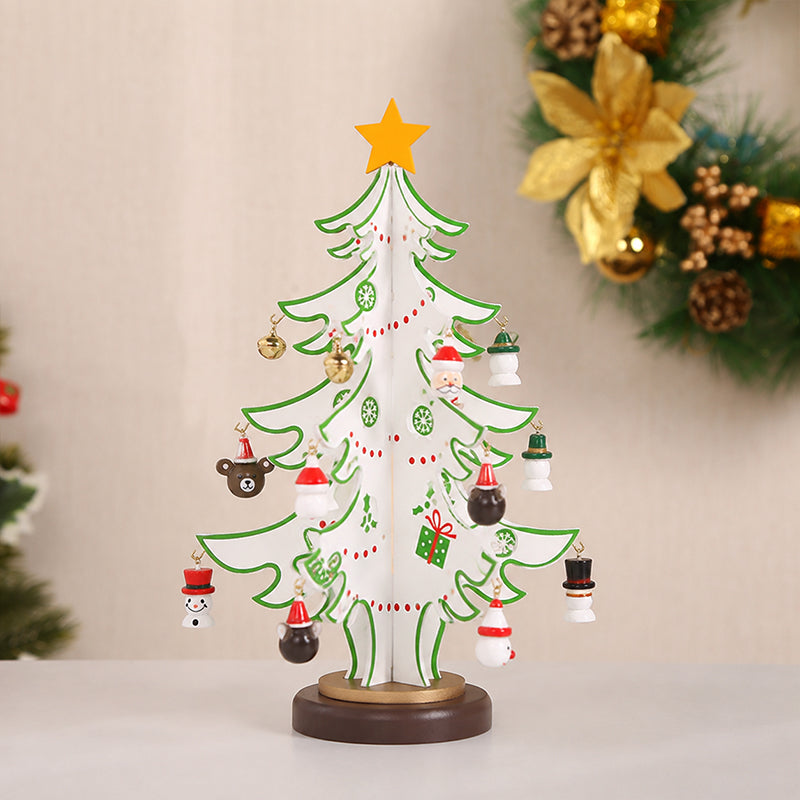 🎄 DIY Wooden Christmas Tree Ornament Set | Festive Wooden Craft Kit For Christmas Decorating