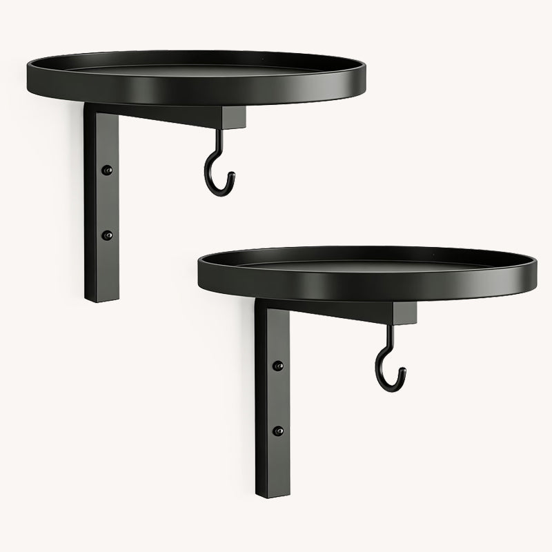 2-in-1 Wall Mounted Bird Bath & Feeder Hook | Weatherproof Garden Wildlife Accessory