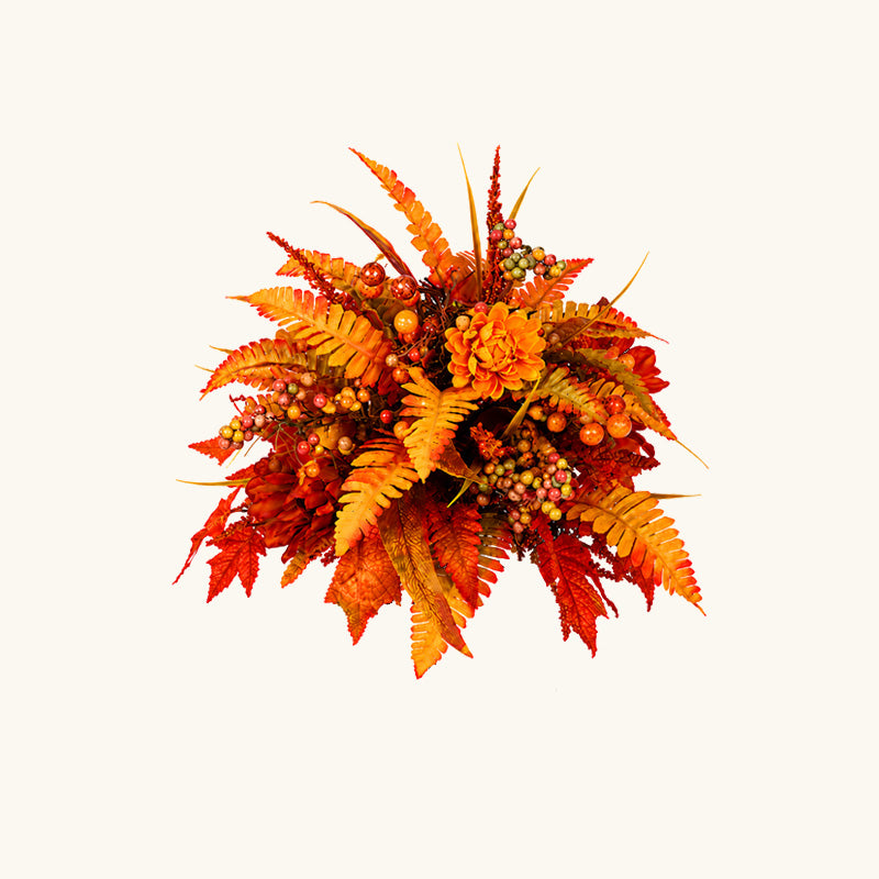 Autumn Harvest Floral Garden Stake Arrangement 🍁 | Fall Flower Ornament for Outdoor Garden Patio Decor
