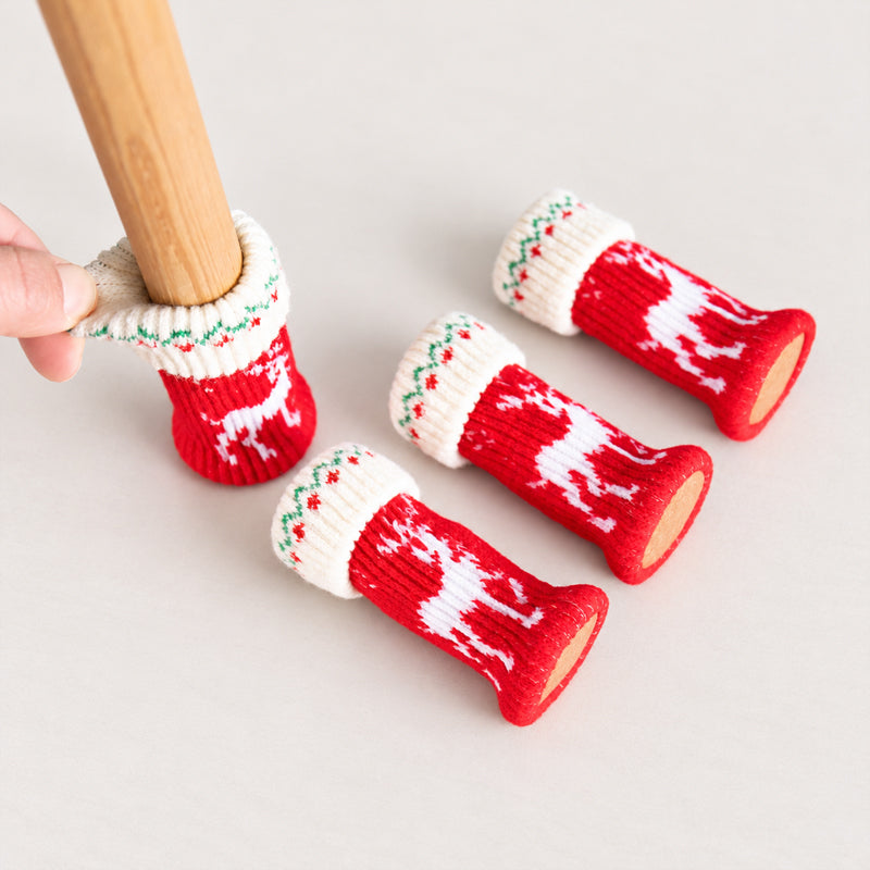 Christmas Table & Chair Leg Covers – Festive Christmas Furniture Decorations