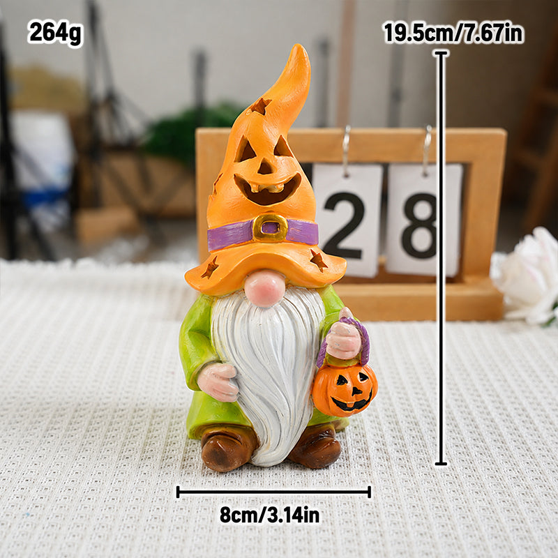 🎃🎄 Dual‑Season Gnome Figurine Set | Autumn & Christmas Indoor Tabletop Home Ornaments