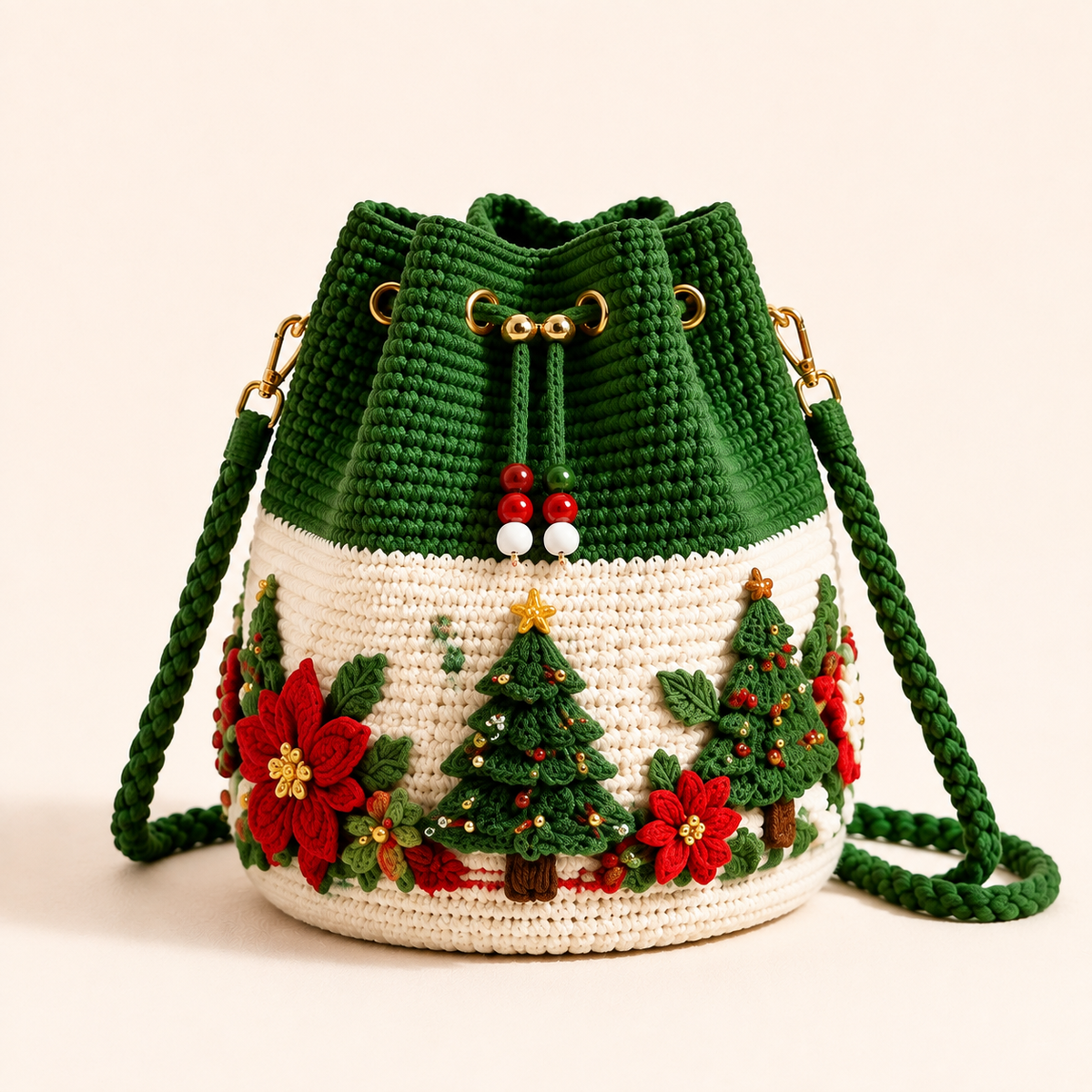 🎄Crochet Christmas crossbody bag 🎅