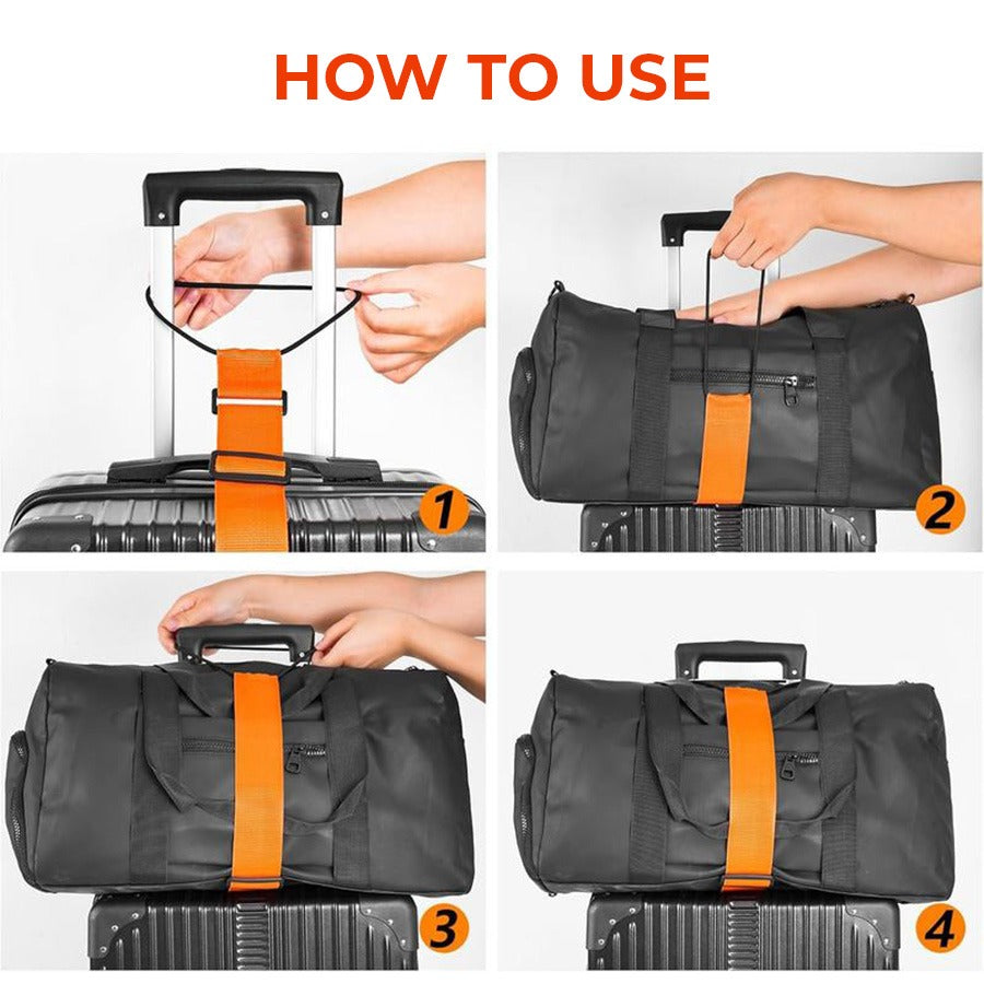 🔥 50% OFF🔥 Adjustable Luggage Strap Bungee for Suitcase Handle