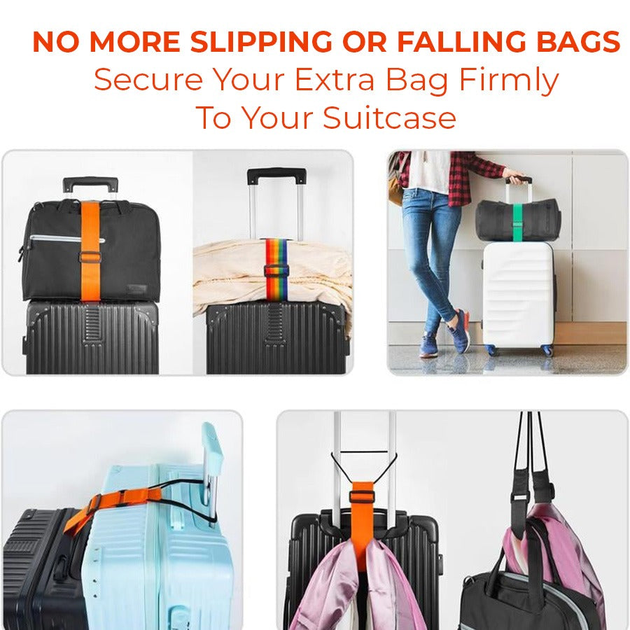 🔥 50% OFF🔥 Adjustable Luggage Strap Bungee for Suitcase Handle