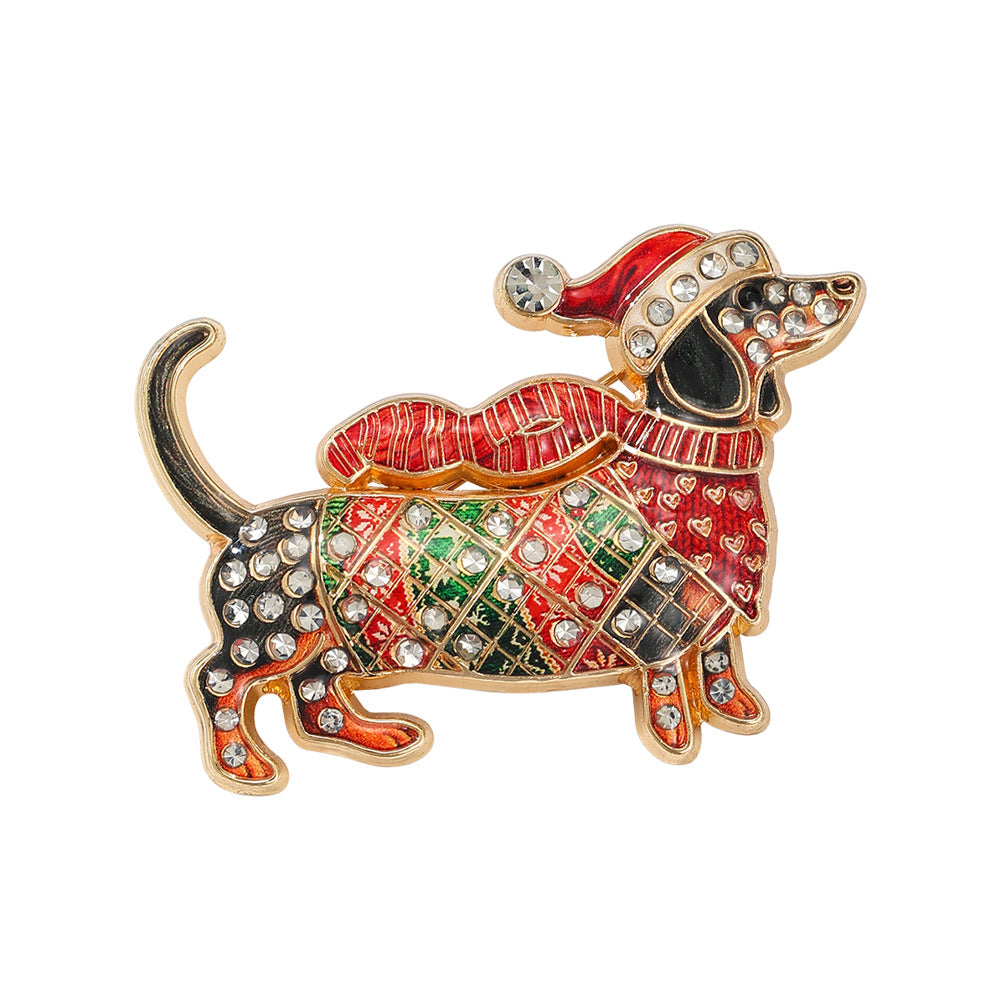 🐶 Limited Edition Dachshund Dog Brooch | Cute Sausage Dog Pin