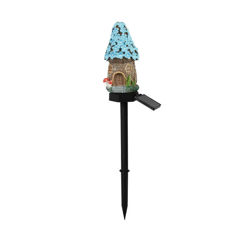 Solar Fairy-Tale Mushroom Cottage Garden Light – Magical LED Outdoor Decor for Gardens, Pathways & Cozy Backyard Spaces 🍄✨