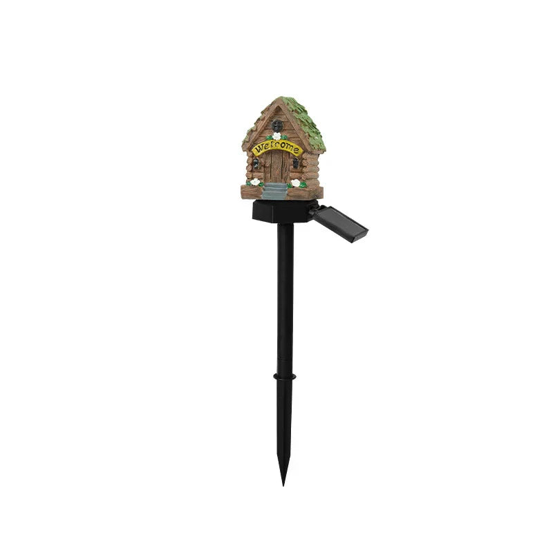 Solar Fairy-Tale Mushroom Cottage Garden Light – Magical LED Outdoor Decor for Gardens, Pathways & Cozy Backyard Spaces 🍄✨