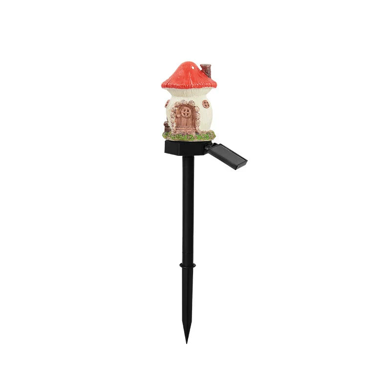 Solar Fairy-Tale Mushroom Cottage Garden Light – Magical LED Outdoor Decor for Gardens, Pathways & Cozy Backyard Spaces 🍄✨
