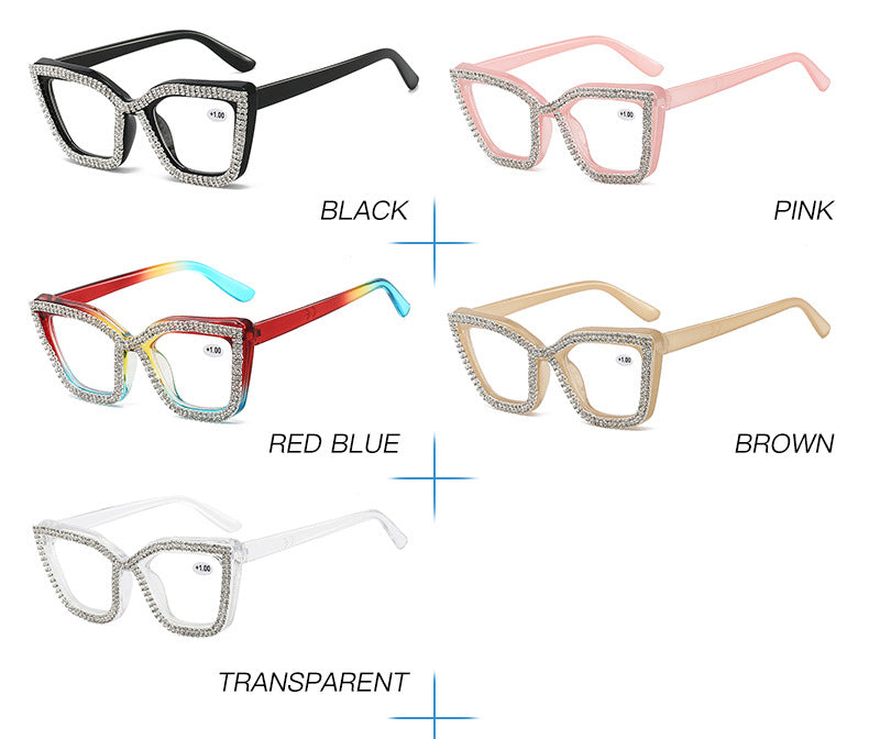 👓 Cat‑Eye Anti‑Blue Light Reading Glasses | Stylish Everyday Readers
