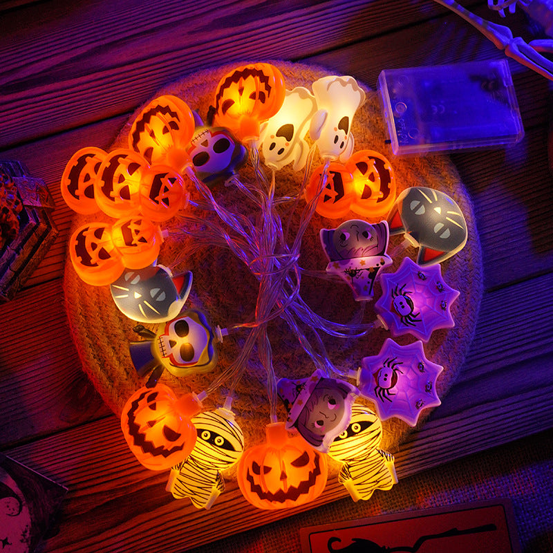 Halloween Pumpkin LED Fairy String Lights for Indoor & Garden