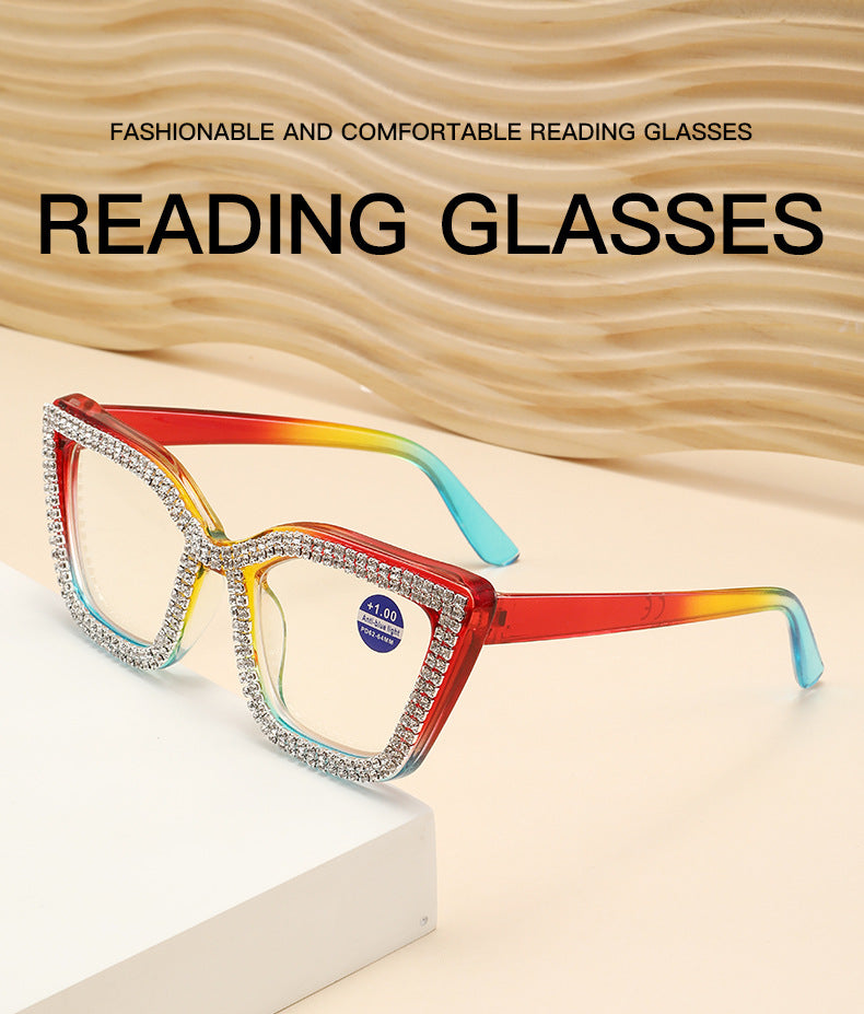 👓 Cat‑Eye Anti‑Blue Light Reading Glasses | Stylish Everyday Readers