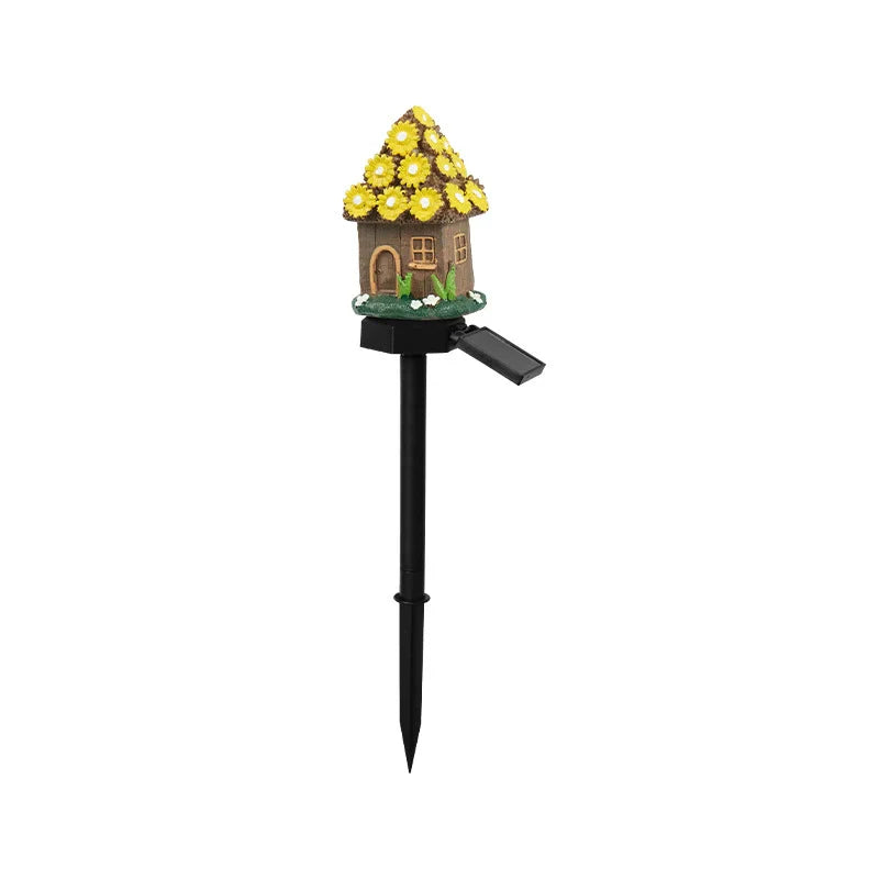 Solar Fairy-Tale Mushroom Cottage Garden Light – Magical LED Outdoor Decor for Gardens, Pathways & Cozy Backyard Spaces 🍄✨