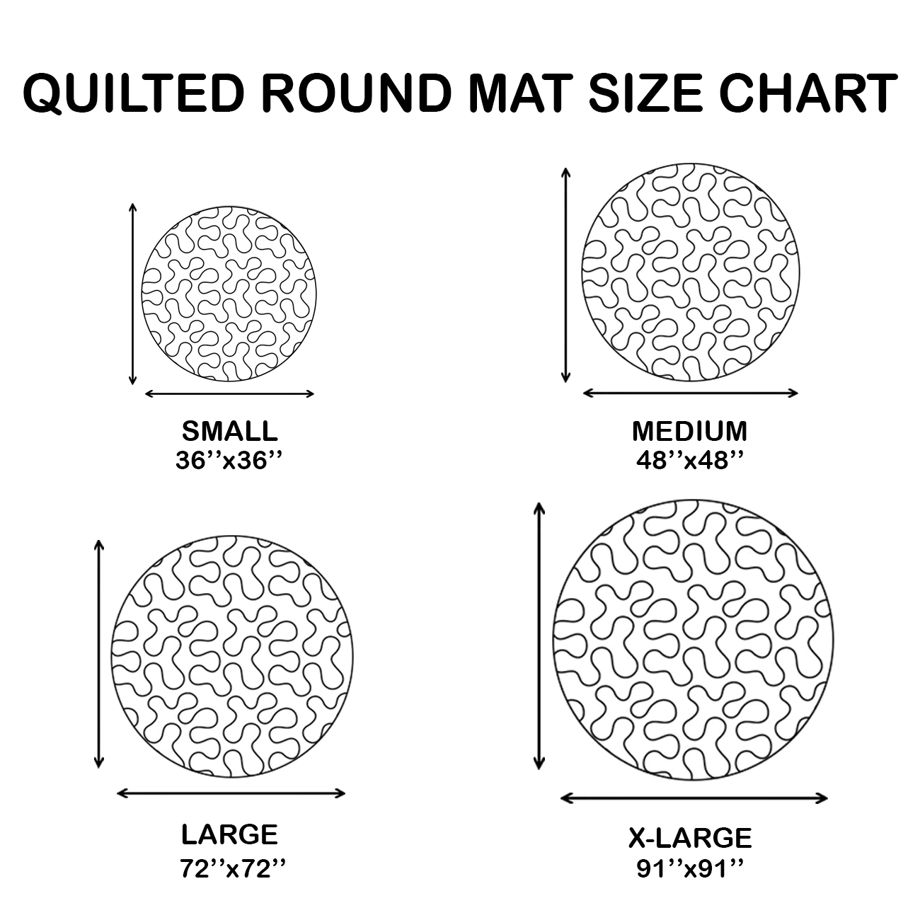 3D Skeleton Vortex Pattern Quilted Round Rug | Gothic Halloween Indoor Floor Mat Home Decor