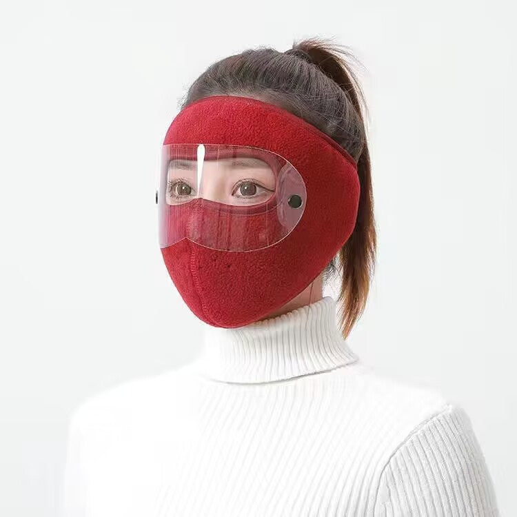 3-in-1 Windproof Winter Balaclava – Warm Fleece Face Mask with Goggles