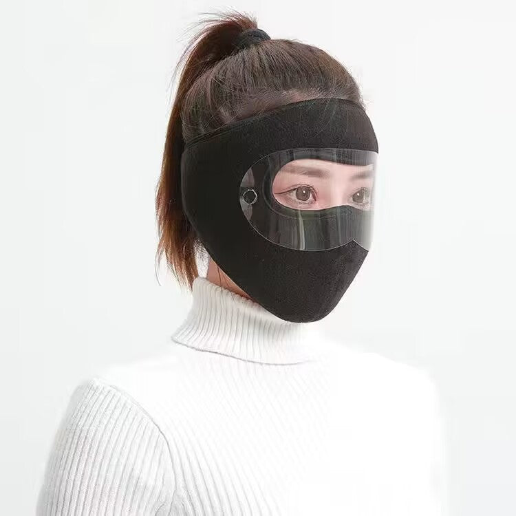 3-in-1 Windproof Winter Balaclava – Warm Fleece Face Mask with Goggles
