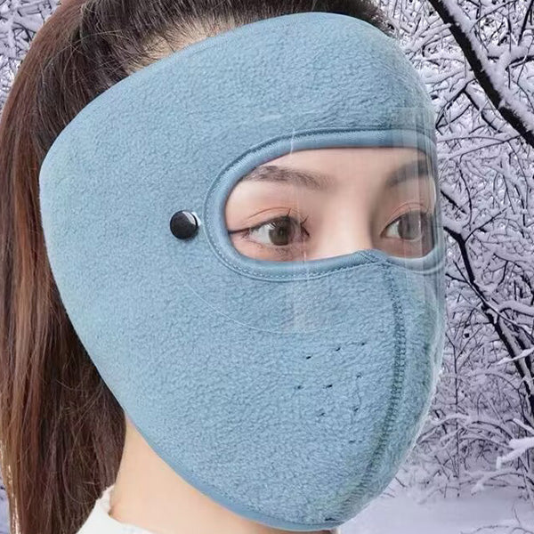 3-in-1 Windproof Winter Balaclava – Warm Fleece Face Mask with Goggles