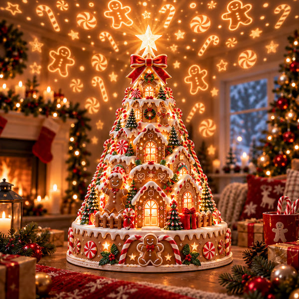 🎄MerryRealm™ Christmas Village Lightscape Tree