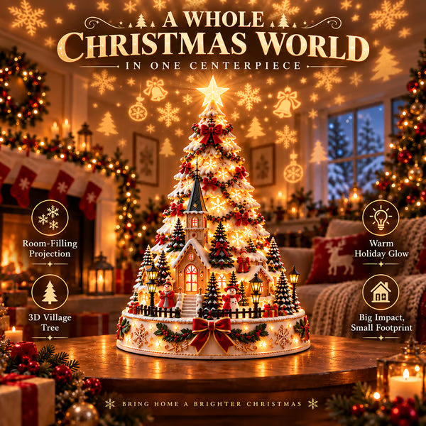 🎄MerryRealm™ Christmas Village Lightscape Tree