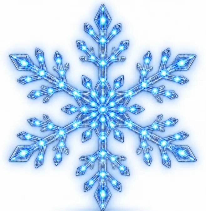 ⏳ Last Day 50% OFF – ❄️ LED Snowflake Wall Lights ✨