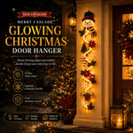 🎄 Light‑Up Glowing Christmas Door Hanger ✨ Festive Home Decor