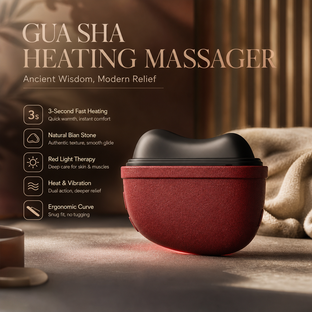 Elektrisches Gua Sha Massagegerät für Gesichtsstraffung & wiederaufladbares Massagegerät ✨💆‍♀️