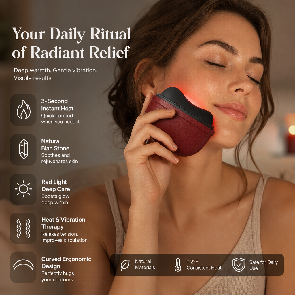 Elektrisches Gua Sha Massagegerät für Gesichtsstraffung & wiederaufladbares Massagegerät ✨💆‍♀️
