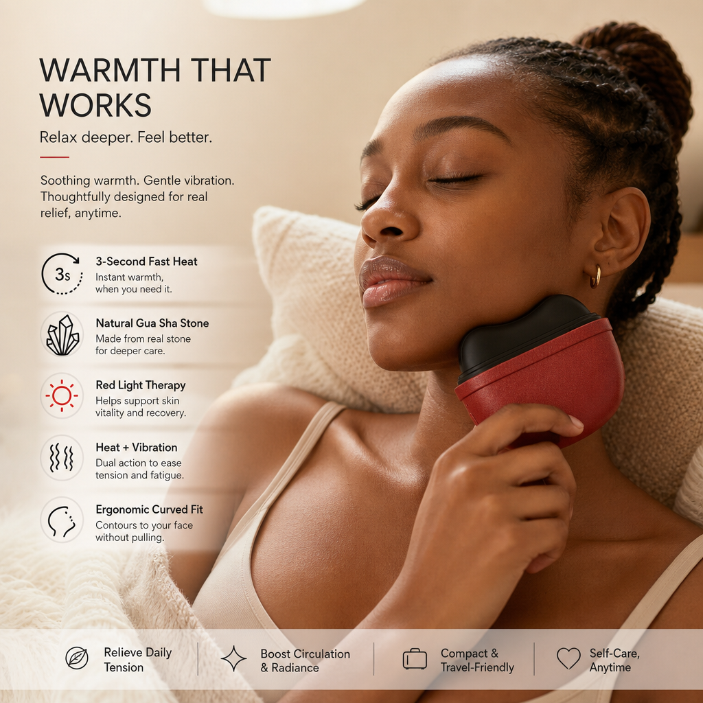 Elektrisches Gua Sha Massagegerät für Gesichtsstraffung & wiederaufladbares Massagegerät ✨💆‍♀️