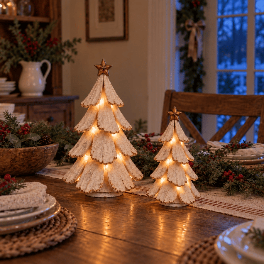 🎄✨ Vintage LED Christmas Tree – Bring Nostalgia to Life! 💡