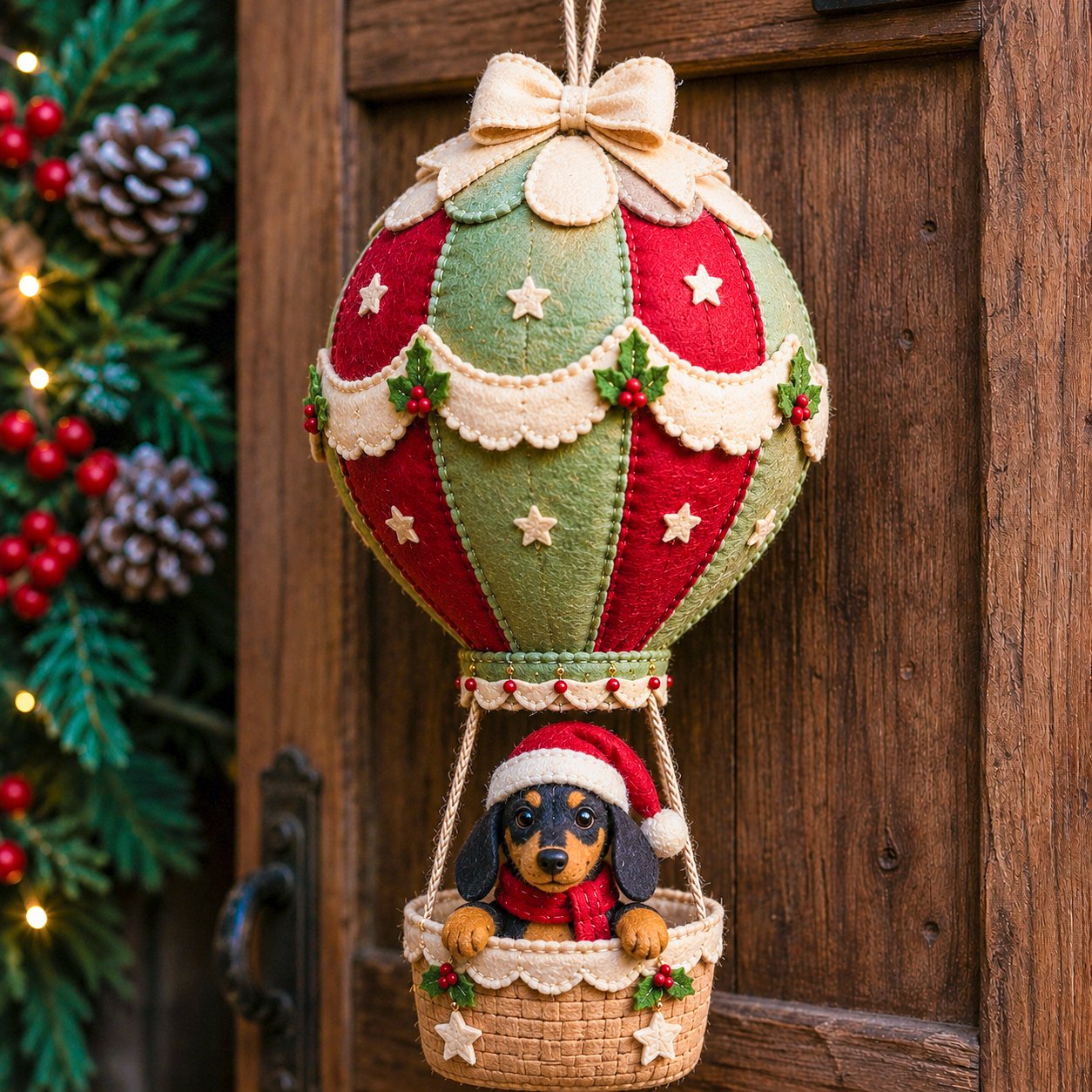 🎈 Christmas Hot Air Balloon Hanging Ornament DIY Kit | Festive Home Craft Set