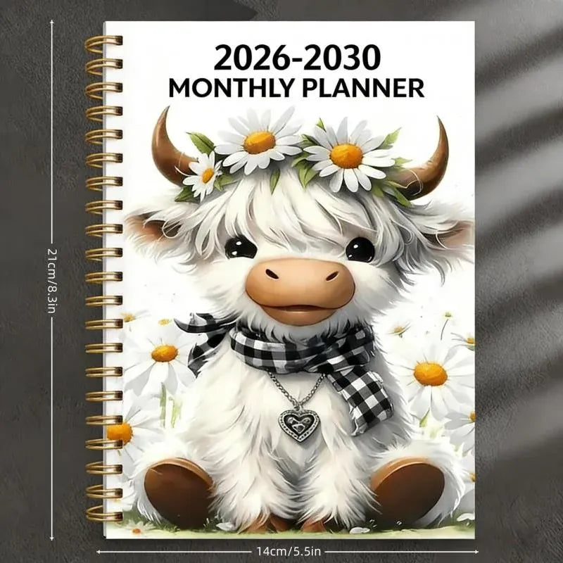 Highland Cattle Themed Project Book – Scottish Highland Cow Notebook For Notes & Journaling