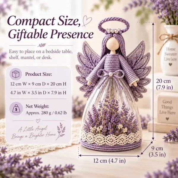 ⏳ 50% OFF – 👼 Blooming Guardian Angel Light | Warm LED Floral Angel Figurine, Meaningful Home Gift ✨