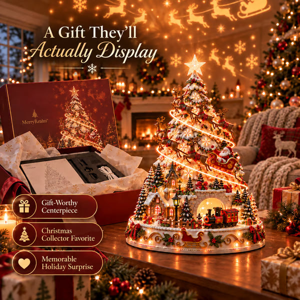 🎄MerryRealm™ Christmas Village Lightscape Tree