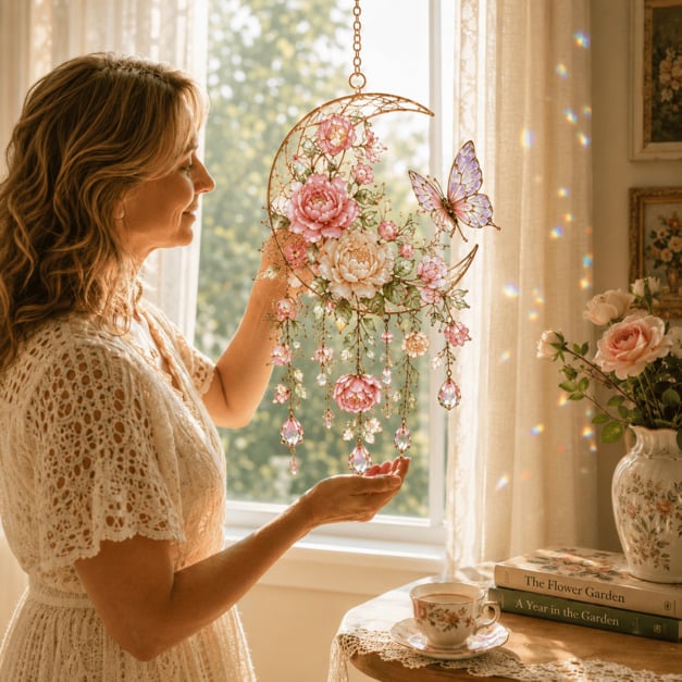 🌈 Crystal Garden Suncatcher – Turn Sunlight Into Beautiful Rainbows