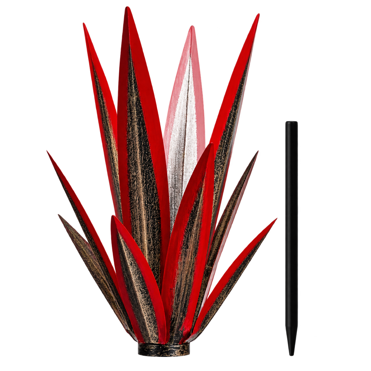 Metal Agave Solar‑Powered Light | Waterproof Outdoor Garden Ornament