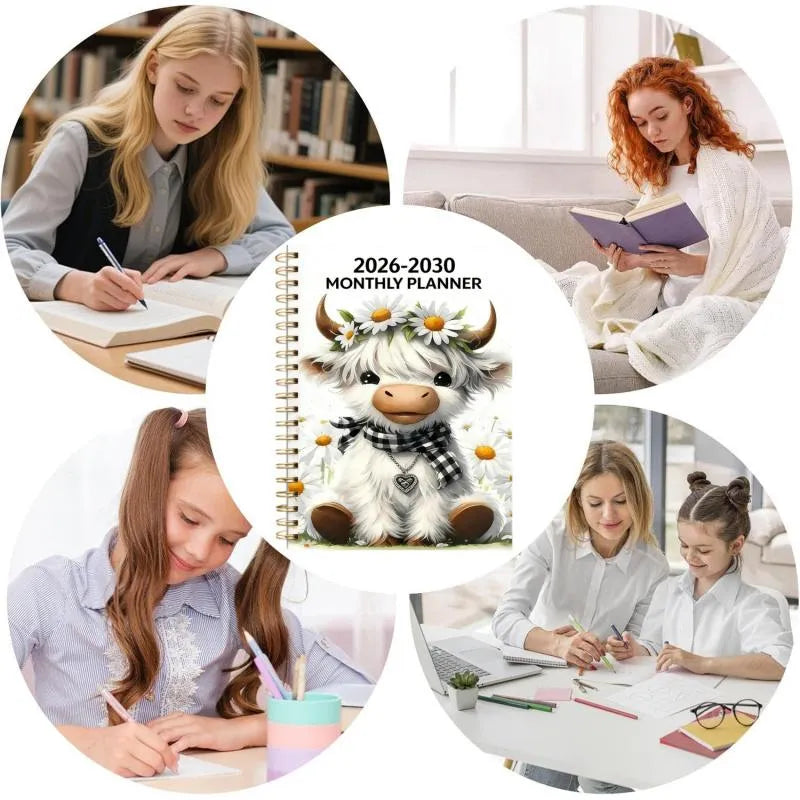 Highland Cattle Themed Project Book – Scottish Highland Cow Notebook For Notes & Journaling