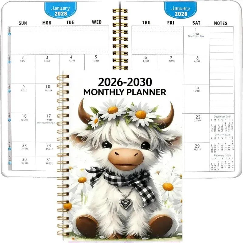 Highland Cattle Themed Project Book – Scottish Highland Cow Notebook For Notes & Journaling