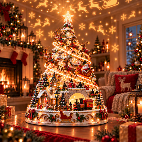 🎄MerryRealm™ Christmas Village Lightscape Tree