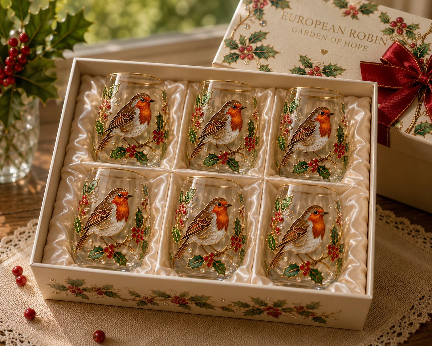 🌸🌿 Limitierte Edition 2026 „Garden Morning Bliss“ Glas-Teetasse ☀️☕