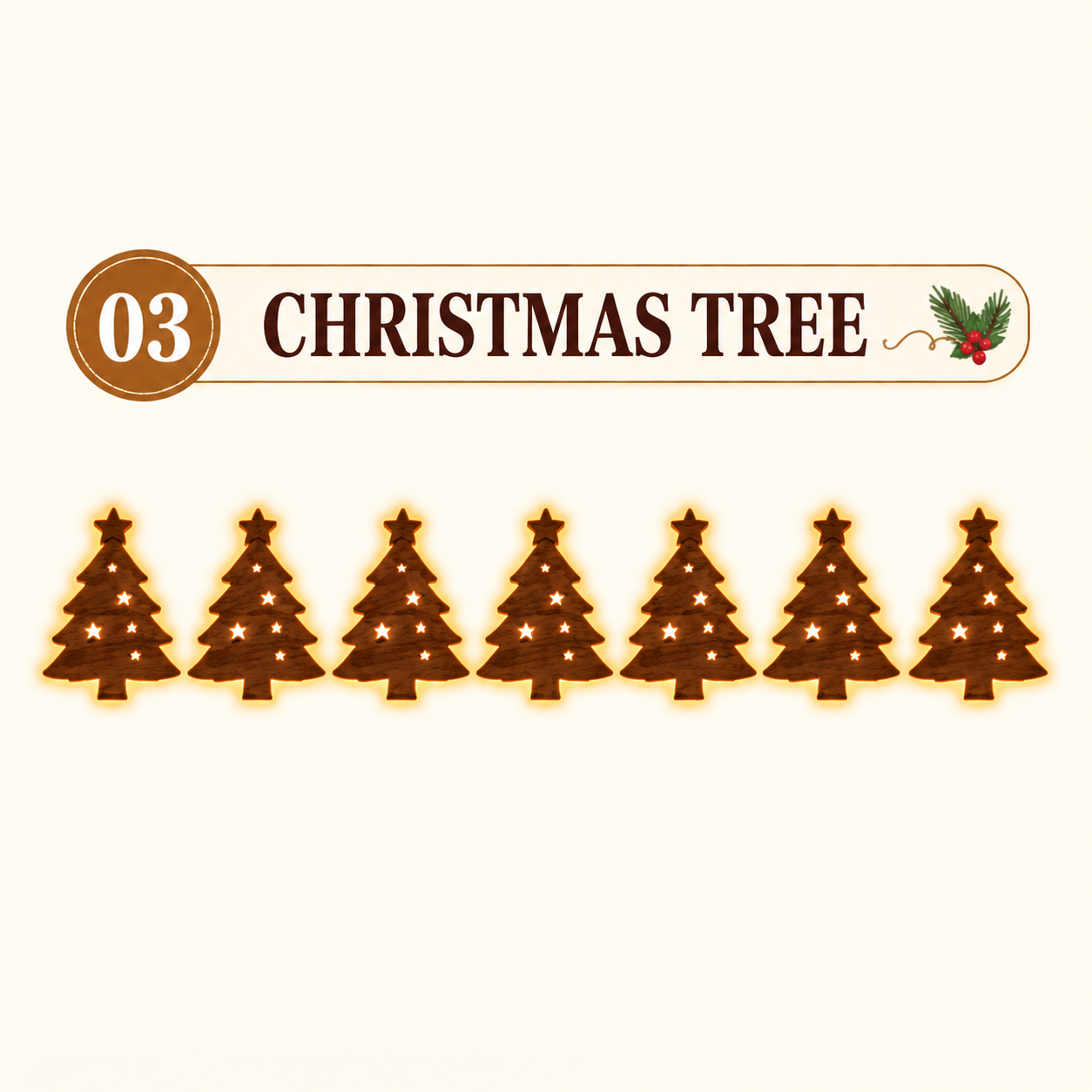 LED Christmas Wall Decorations - Holiday Christmas Lights