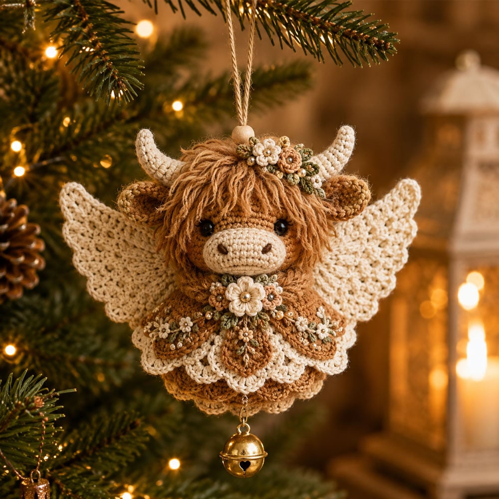 🔥Animal Angel Crochet Ornament DIY Kit | Beginner‑Friendly Festive Craft Set
