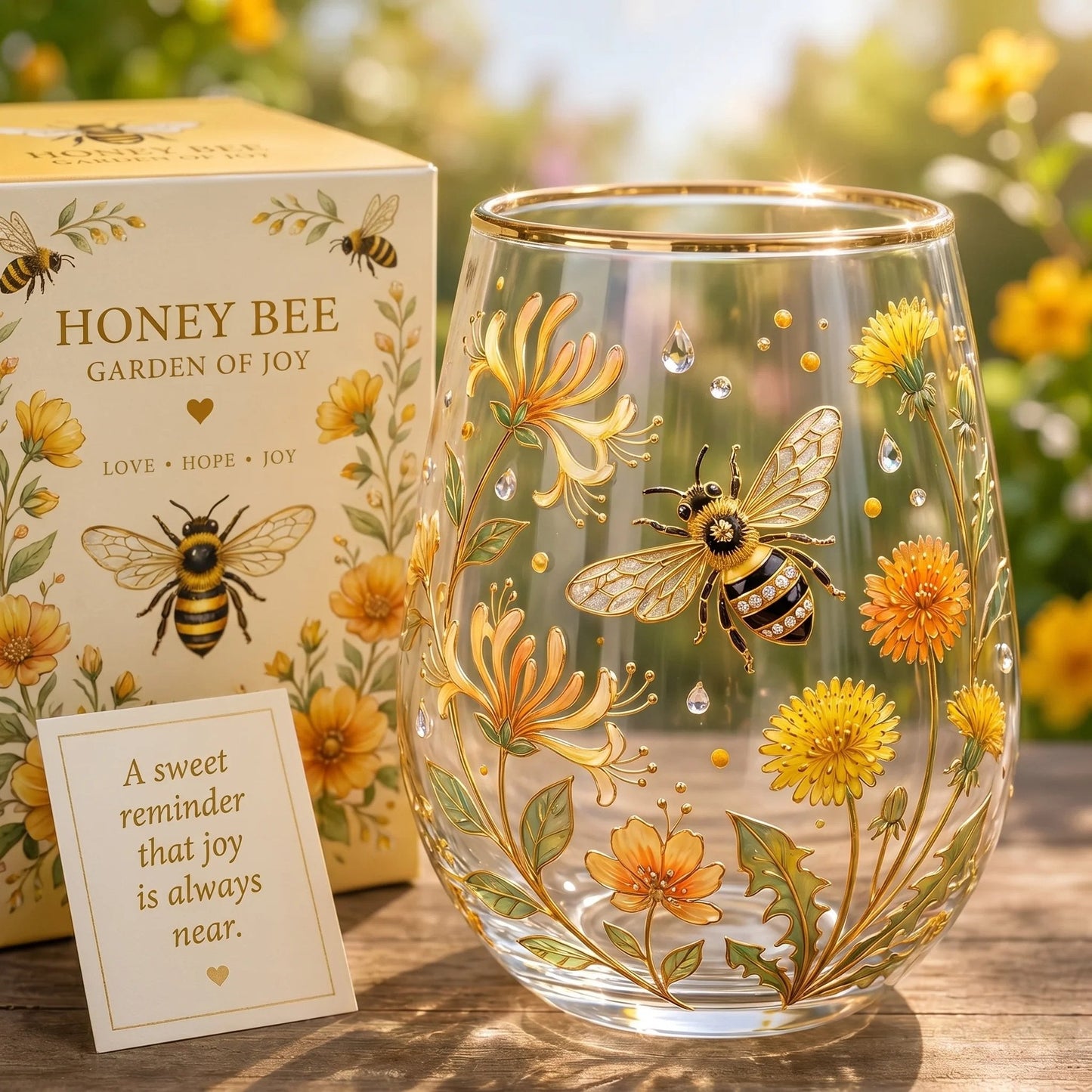🌸🌿 Limitierte Edition 2026 „Garden Morning Bliss“ Glas-Teetasse ☀️☕