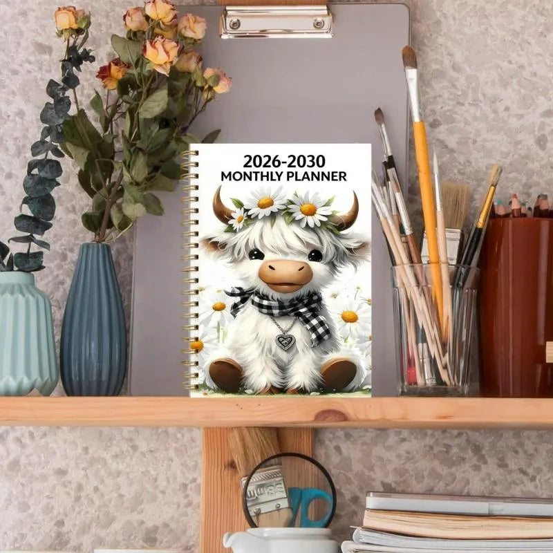 Highland Cattle Themed Project Book – Scottish Highland Cow Notebook For Notes & Journaling
