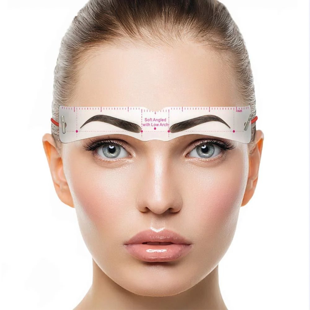 Eyebrow Stencil Kit (12‑Pack) | Reusable Brow Shaping Templates for Symmetrical Brows